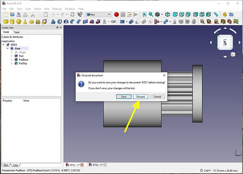 3D CAD: Making a drawing for GT2 pulleys to the focuser of lens