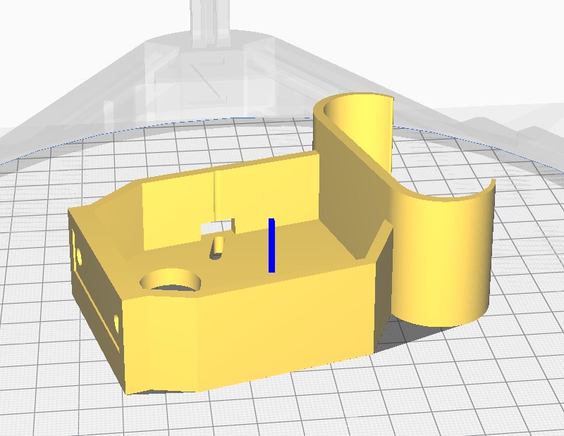 3D CAD: motor focuser bracket