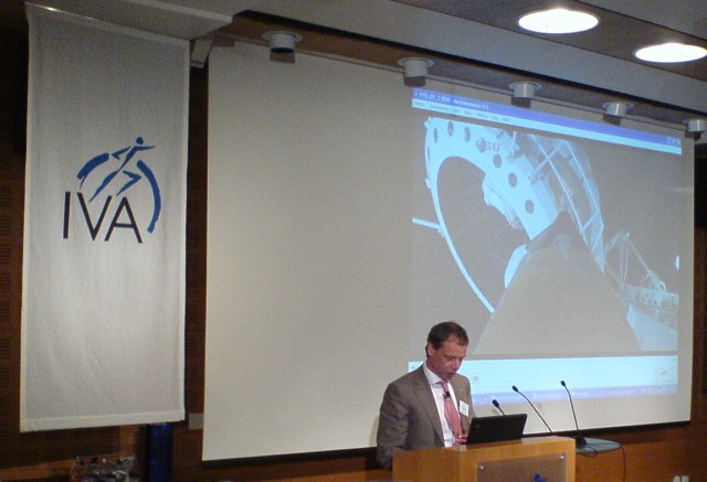 Christer Fuglesang talks at IVA