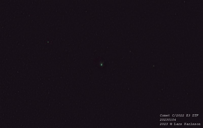 Comet C/2022 E3 ZTF, 2023-01-04 from Sweden