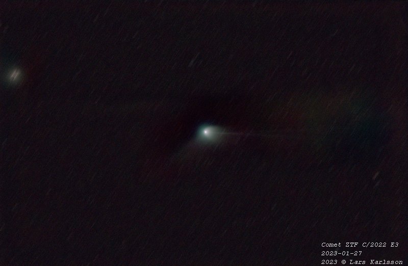 Comet C/2022 E3 ZTF, 2023-01-27 from Sweden