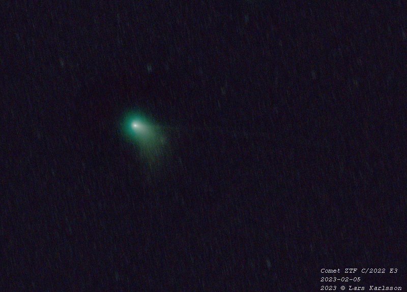 Comet C/2022 E3 ZTF, 2023-02-05 from Sweden