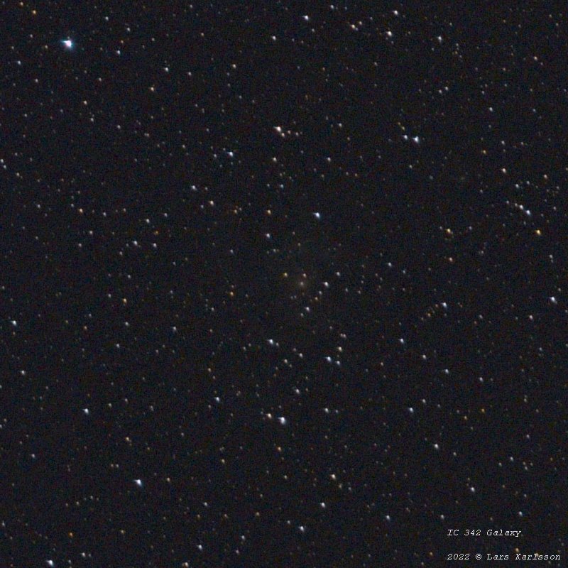 IC 342 Galaxy, Sweden 2022