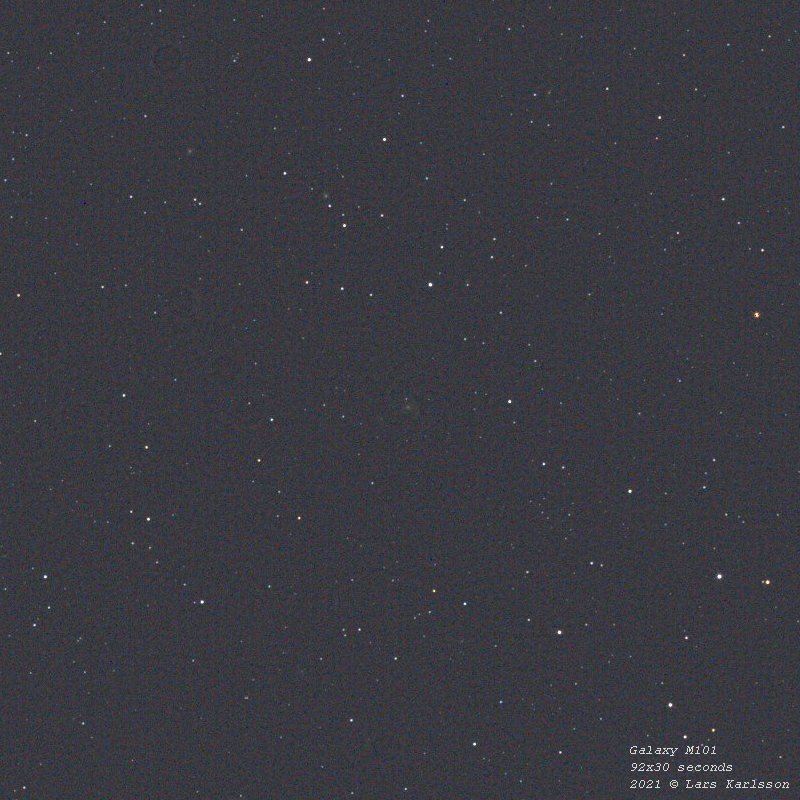 M101 Pinwheel Galaxy, 2021