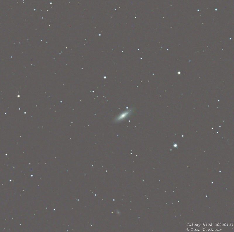 M102 galaxy, Sweden 2020