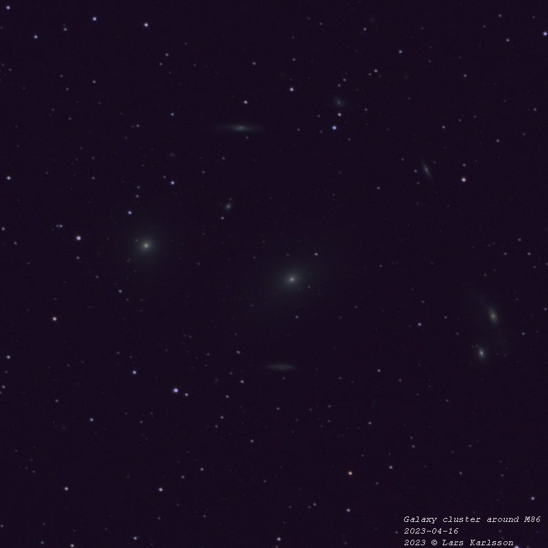 M86 Galaxy, Sweden 2023