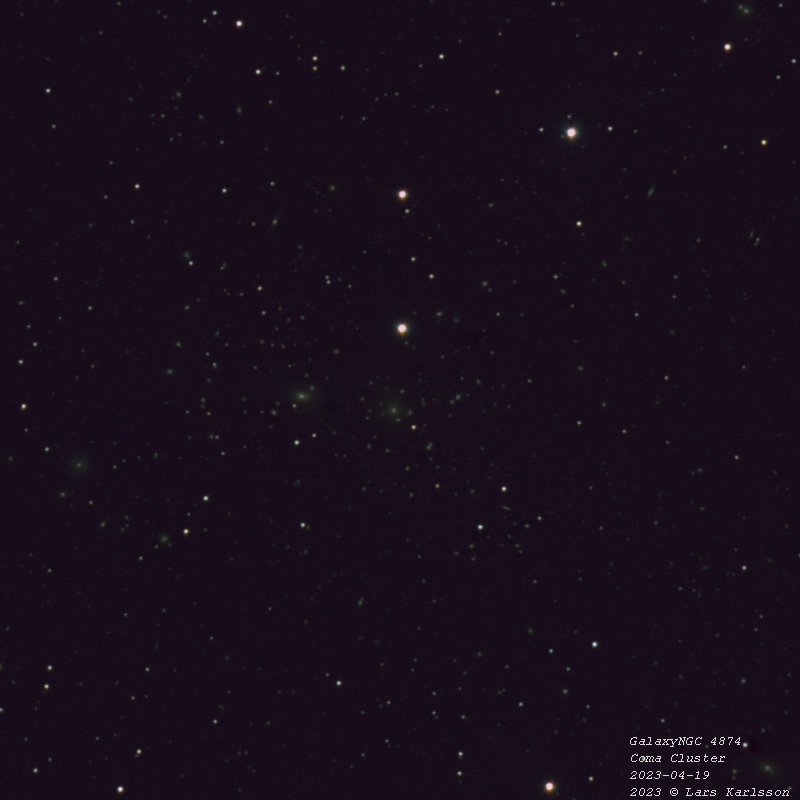 NGC 4874 Galaxy, 2023