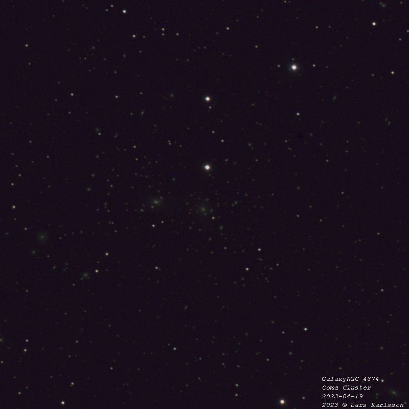 NGC 4874 Galaxy, Sweden 2023
