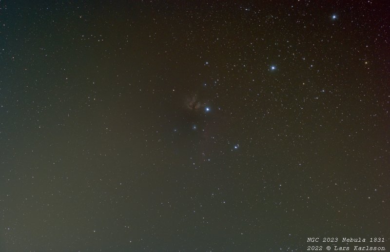NGC 2023 Nebula, 2022