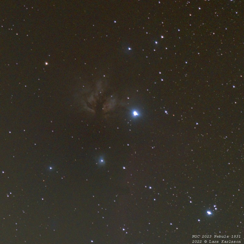 NGC 2023 Nebula, 2022