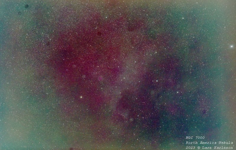 NGC 7000, North America Nebula, 2023