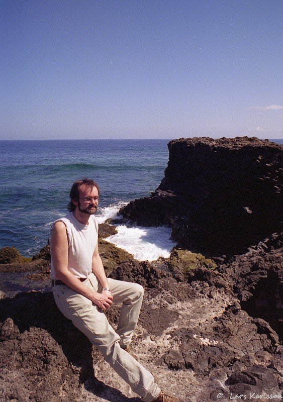 A view over the Atlantic ocean, La Palma