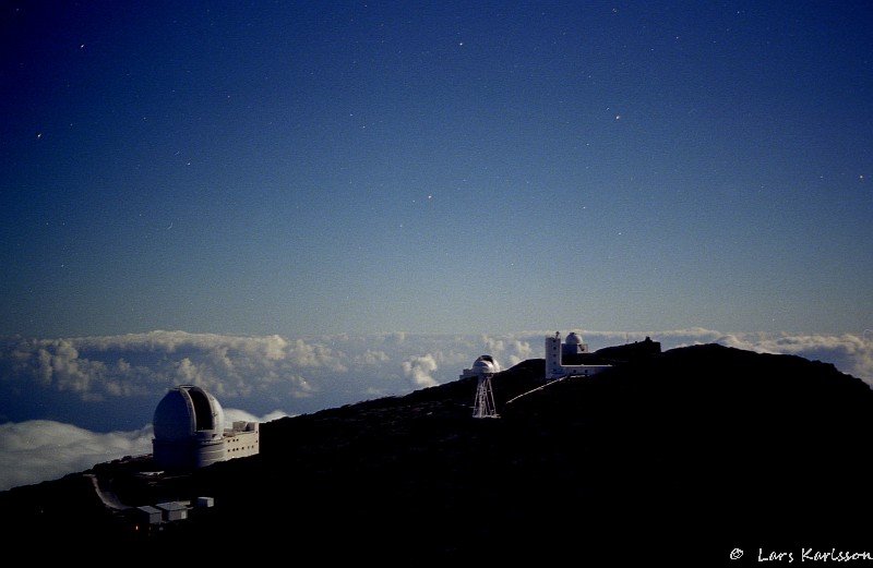 English telescope and Sweden solartelescope, La Palma