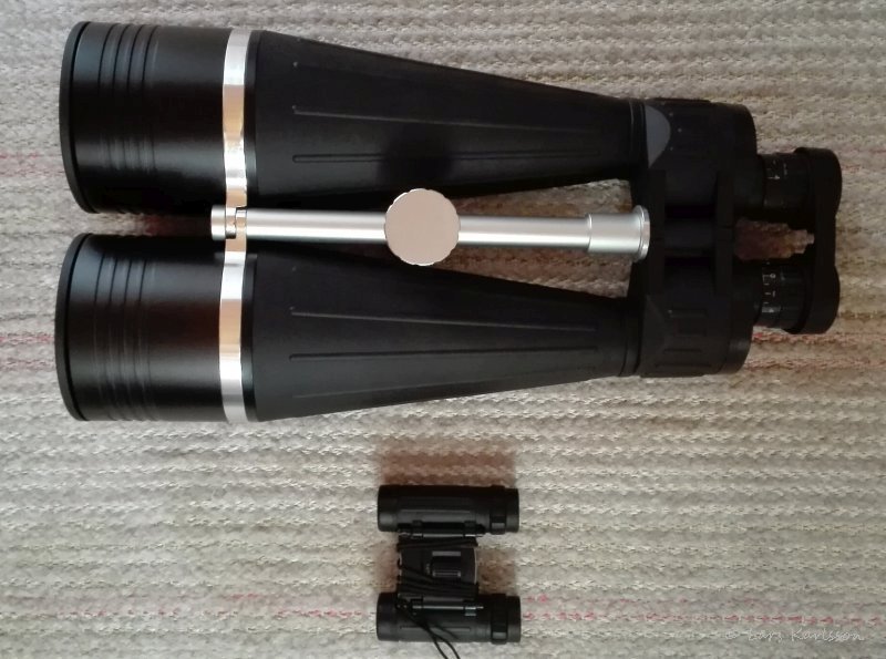 Compare binocular 25x100 with 8x21