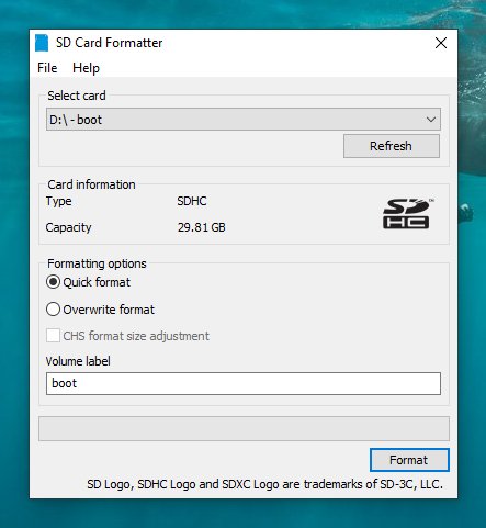 Transfer the image file to microSD card