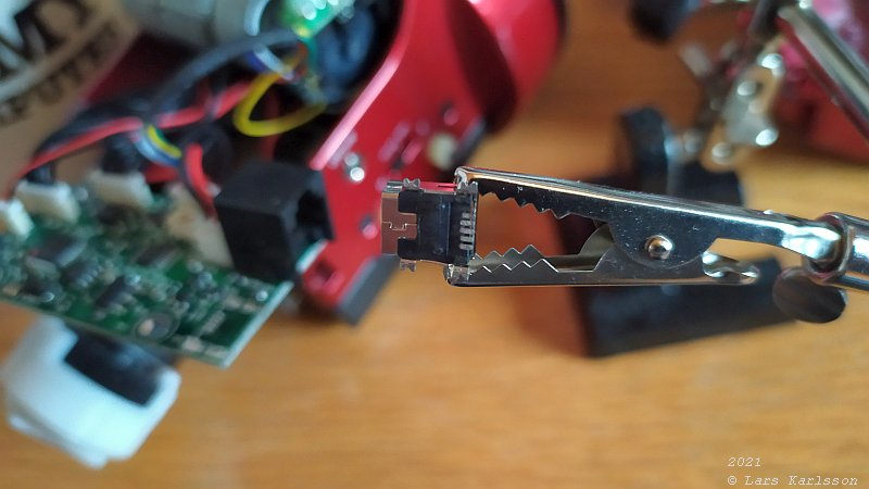 project: Soldering mini USB contact on Star Adventurer