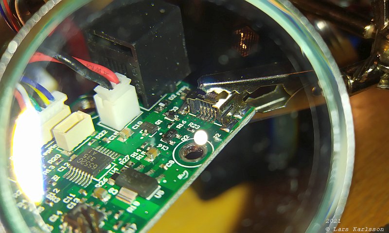 project: Soldering mini USB contact on Star Adventurer