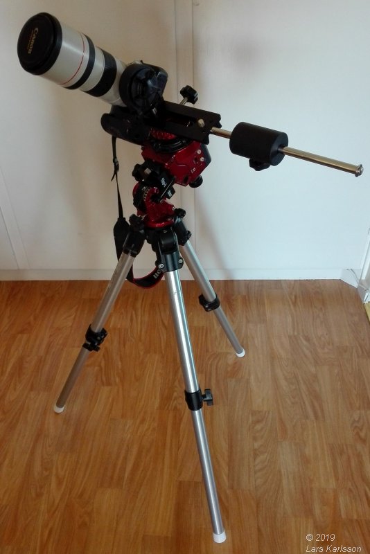 Manfrotto 144 tripod to Star Adventurer