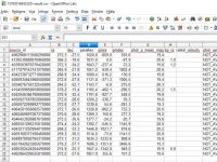 Gaia data on Excel
