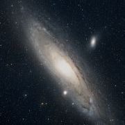 POSS-I data, Andromeda galaxy