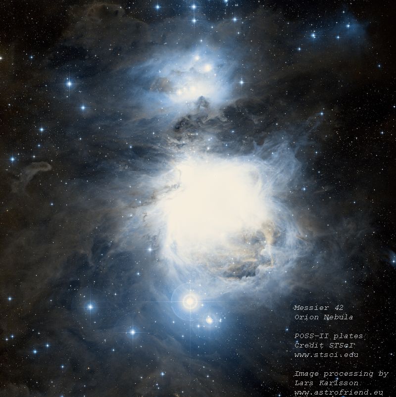 POSS-II: M42, Orion Nebula