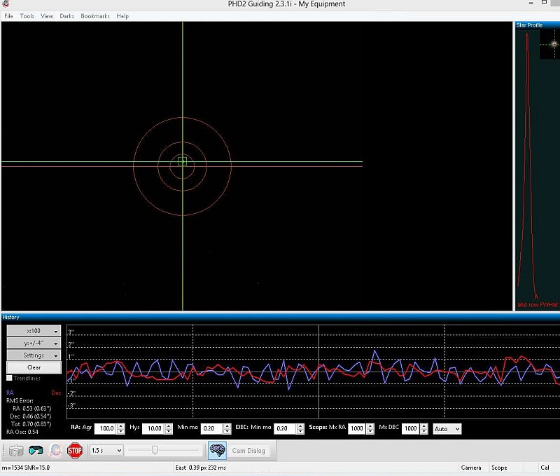 Drift precision after drift align