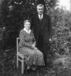 Gustaf och Magda Karlsson Helås Ryda, 1947