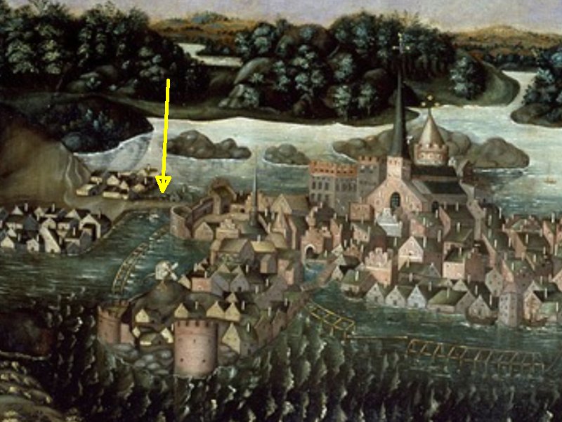 Vädersolstavlan, Stockholm år 1535, Stockholmskällan