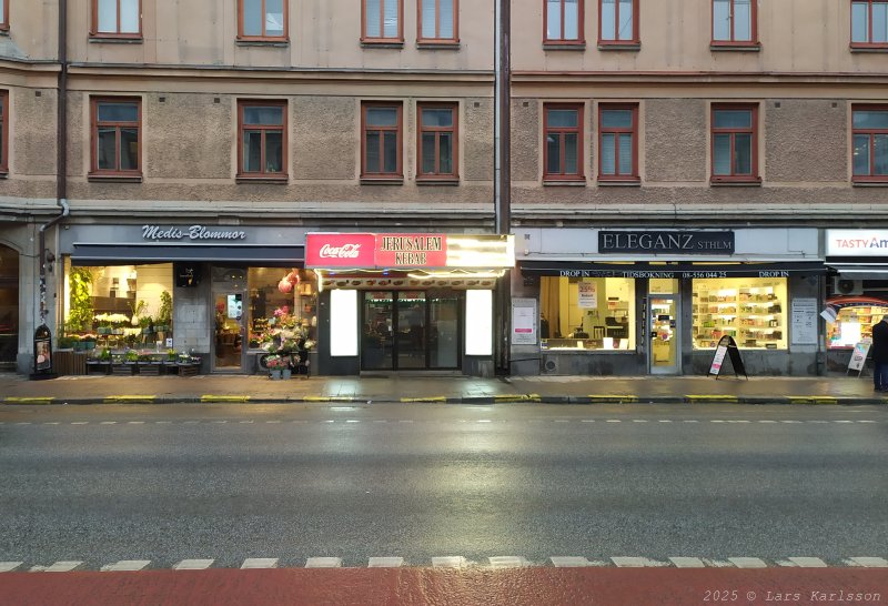 En promenad längs med Götgatan i historiska miljöer, Stockholm