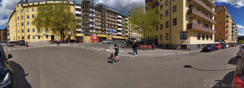 En promenad från Liljeholmen, Hornstull och vidare till Skinnarviksparken, Stockholm 2025