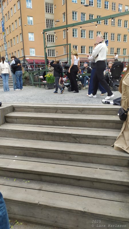 En promenad från Liljeholmen, Hornstull och vidare till Skinnarviksparken, Stockholm 2025