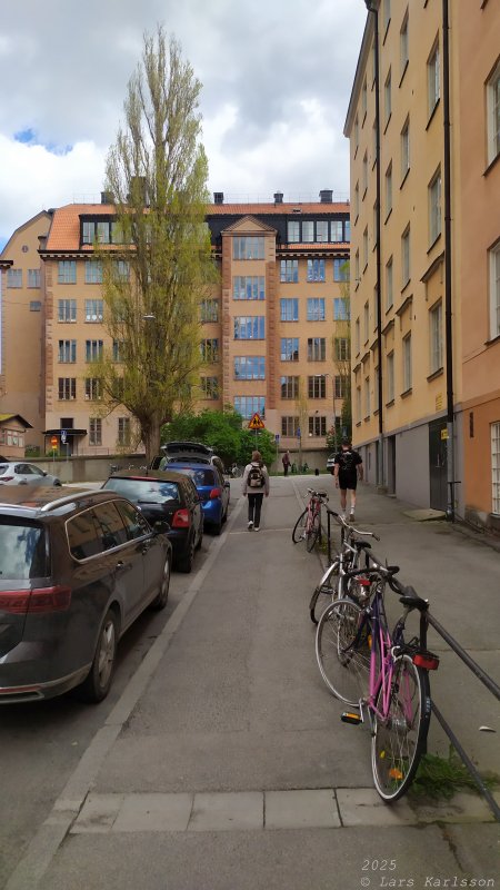 En promenad från Liljeholmen, Hornstull och vidare till Skinnarviksparken, Stockholm 2025