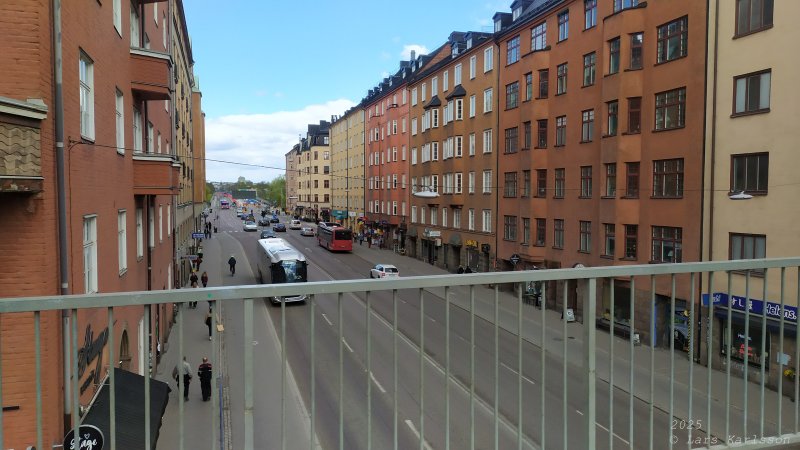 En promenad från Liljeholmen, Hornstull och vidare till Skinnarviksparken, Stockholm 2025