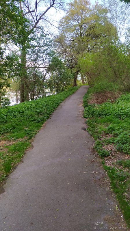 En promenad från Liljeholmen, Hornstull och vidare till Skinnarviksparken, Stockholm 2025