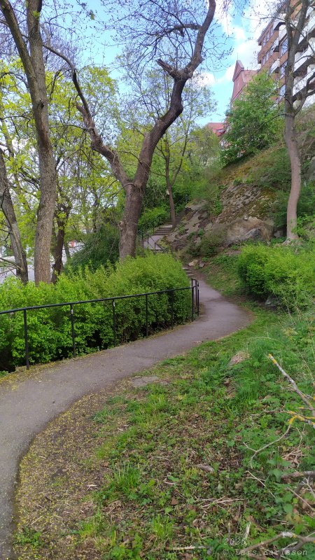 En promenad från Liljeholmen, Hornstull och vidare till Skinnarviksparken, Stockholm 2025