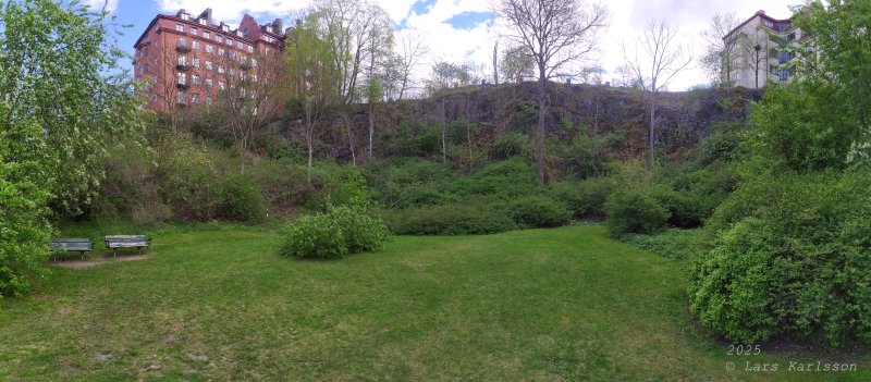 En promenad från Liljeholmen, Hornstull och vidare till Skinnarviksparken, Stockholm 2025