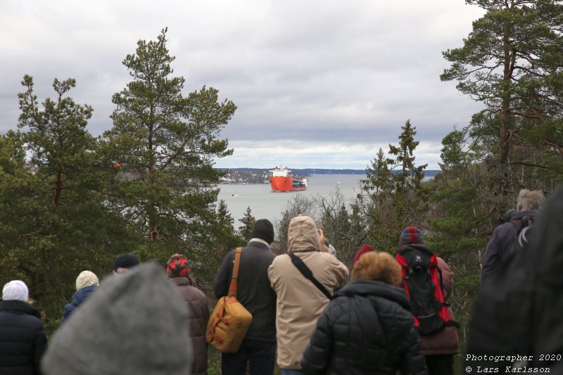 Guldbron anländer till Stockholm och nya Slussen mars 2020