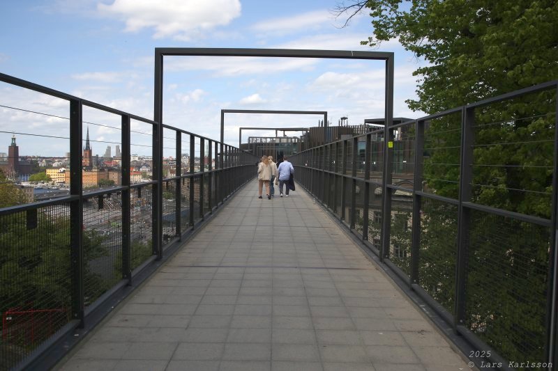 Stockholm Nya Slussen, Slussen från Katarinahissen, maj 2025