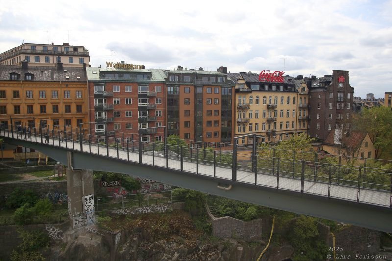 Stockholm Nya Slussen, Slussen från Katarinahissen, maj 2025
