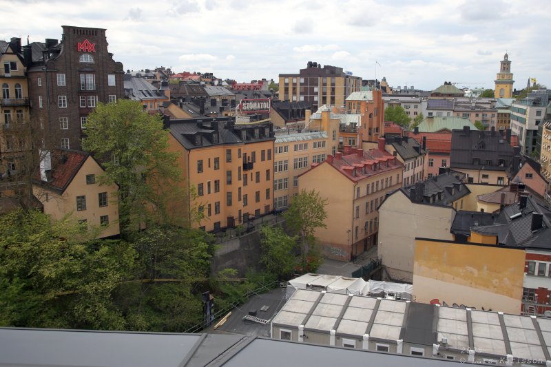 Stockholm Nya Slussen, Slussen från Katarinahissen, maj 2025