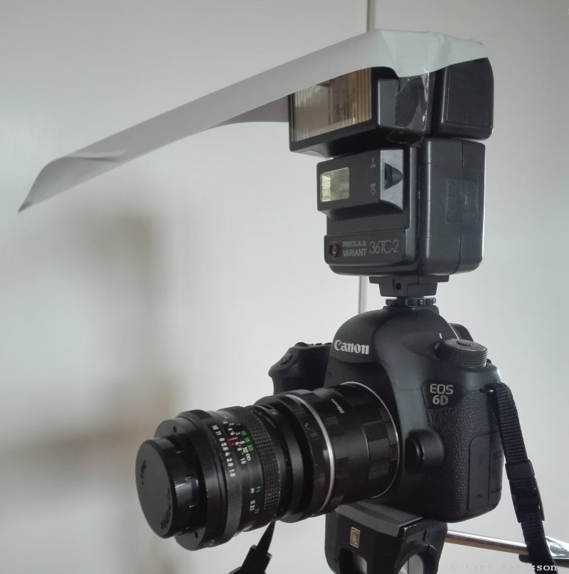 Macro photography setup and test