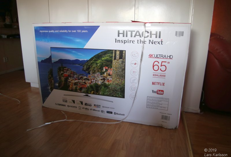 New big 65 inch 4K screen TV arrives
