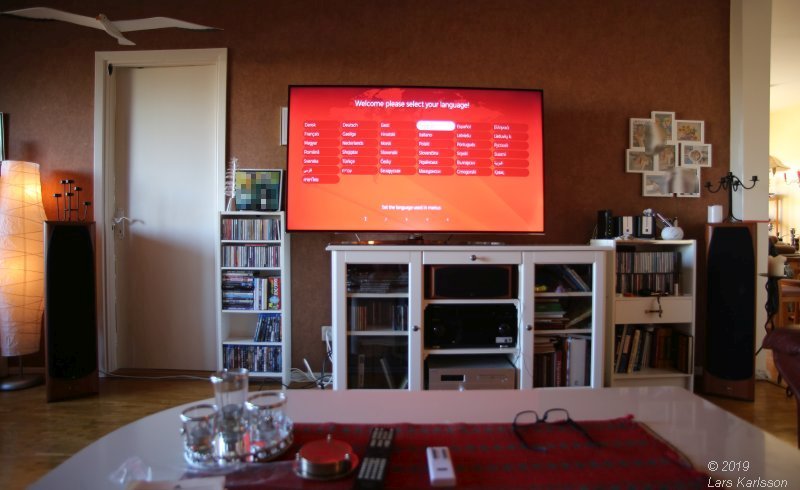 New big 65 inch 4K screen TV arrives