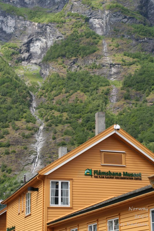 Cruise on fjords of Norway, Sognefjorden, Aurlandsfjorden, Flåm