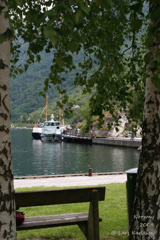 Cruise on fjords of Norway, Sognefjorden, Aurlandsfjorden, Flåm