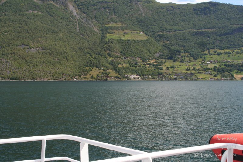 Cruise on fjords of Norway, Sognefjorden, Aurlandsfjorden, Flåm