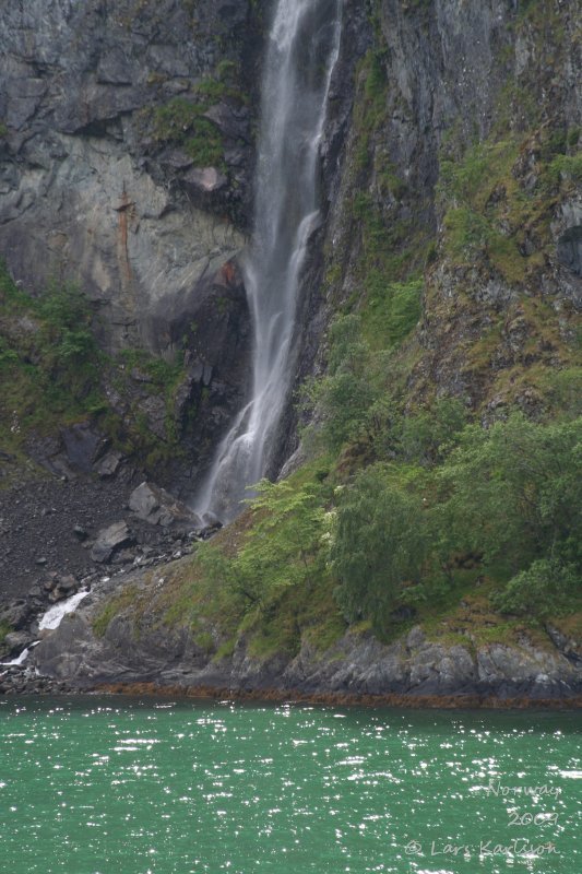 Cruise on fjords of Norway, Sognefjorden, Aurlandsfjorden, Flåm