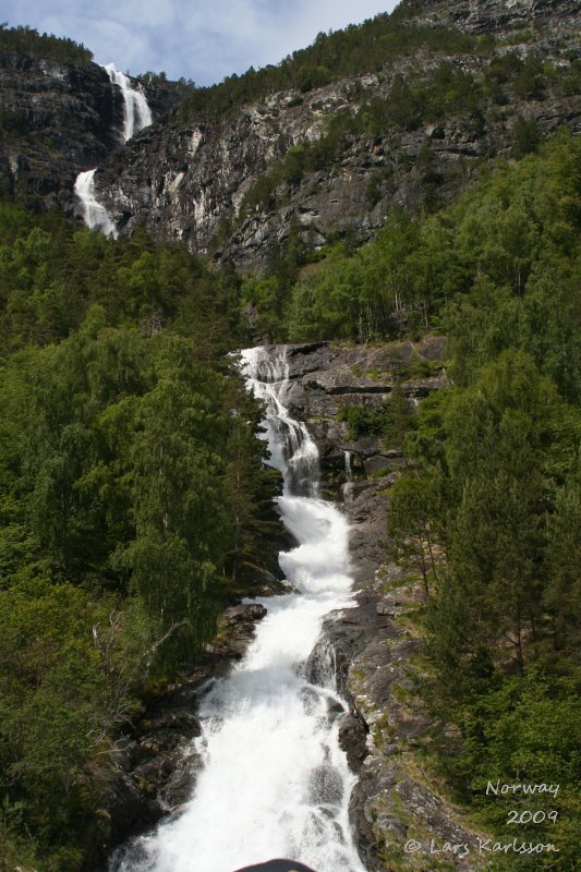 Cruise on fjords of Norway, Sognefjorden, Aurlandsfjorden, Flåm