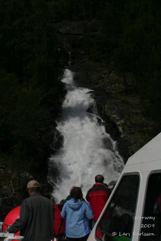 Cruise on fjords of Norway, Sognefjorden, Aurlandsfjorden, Flåm