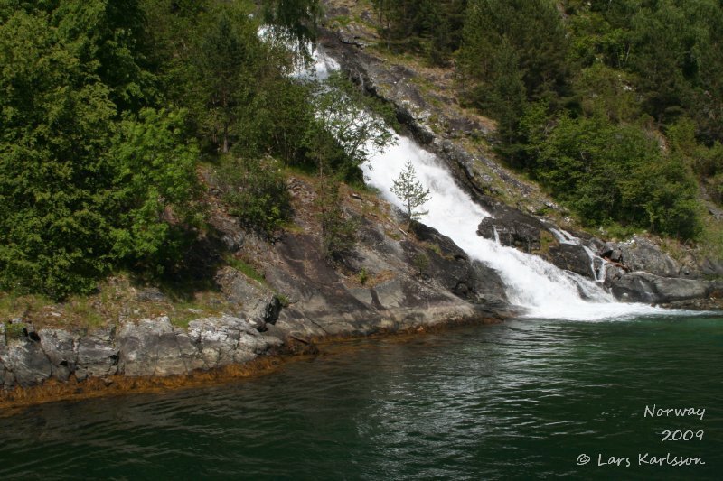 Cruise on fjords of Norway, Sognefjorden, Aurlandsfjorden, Flåm